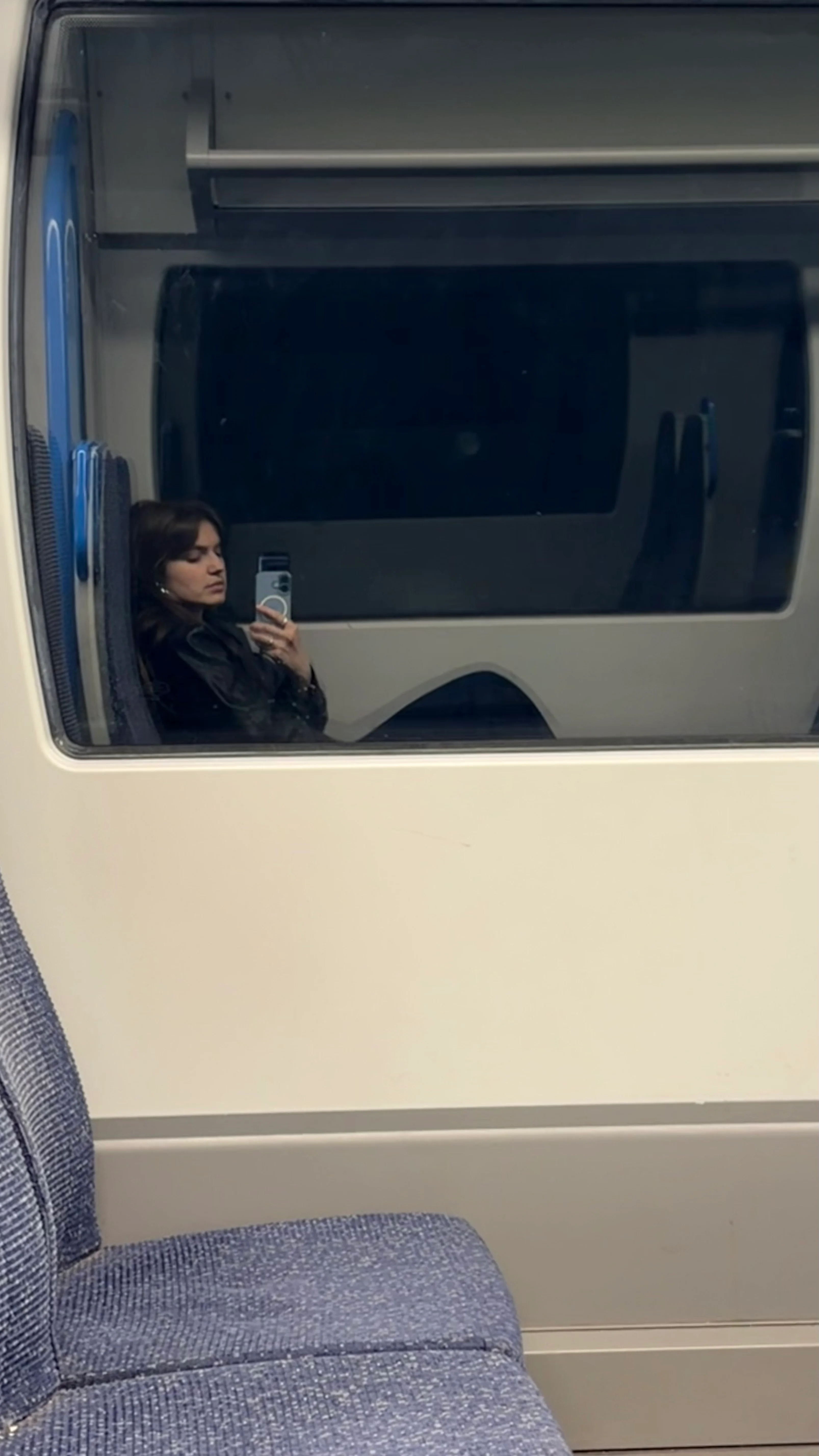 Me on the train